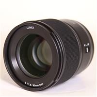 Used Panasonic Lumix S 85mm f/1.8 Prime Lens For L Mount