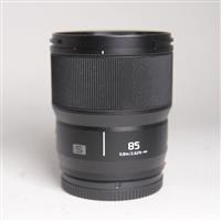 Used Panasonic Lumix S 85mm f/1.8 Prime Lens For L Mount