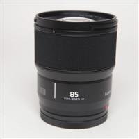 Used Panasonic Lumix S 85mm f/1.8 Prime Lens For L Mount