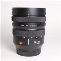 Used Panasonic Lumix S PRO 16-35mm f/4 Wide Angle Zoom Lens