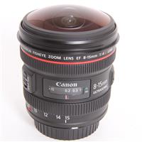 Used Canon EF 8-15mm f/4L Fisheye USM