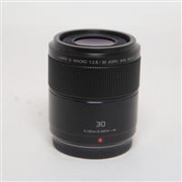 Used Panasonic Lumix G Macro 30mm f/2.8 ASPH MEGA O.I.S.