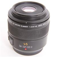 Used Panasonic Leica DG Macro-Elmarit 45mm f/2.8 ASPH MEGA O.I.S.