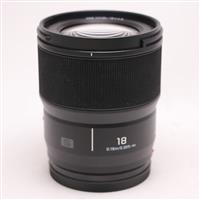 Used Panasonic Lumix S 18mm f/1.8