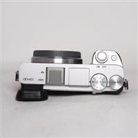 Used Sony a6400 Mirrorless Camera Body Silver