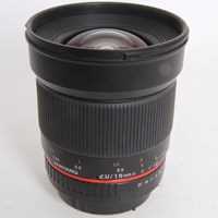 Used Samyang 16mm f/2 ED AS UMC CS Canon EF