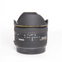 Used Sigma 15mm f/2.8 EX DG Diagonal Fisheye Canon EF