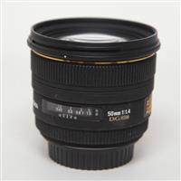 Used Sigma 50mm f/1.4 EX DG HSM - Canon Fit