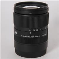 Used Sigma 18-50mm f/2.8 DC DN Contemporary for Sony E