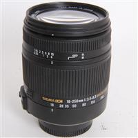 Used Sigma 18-250mm f/3.5-6.3 DC Macro OS HSM Nikon F