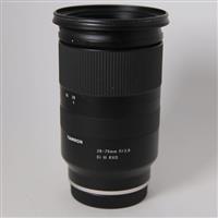 Used Tamron 28-75mm f/2.8 Di III RXD Sony FE