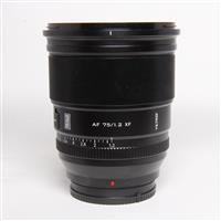 Used Viltrox AF 75mm f/1.2 XF Pro for Fujifilm X