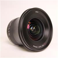 Used Zeiss Milvus 15mm Distagon T* f/2.8 ZE Canon EF
