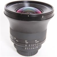 Used Zeiss Milvus 15mm f/2.8 Distagon T* ZF.2 Nikon F