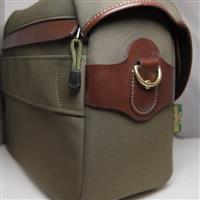 Used Billingham Hadley One sage fibrenyte/chocolate bag