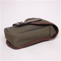 Used Billingham AVEA 3 Sage & Chocolate Leather Bag Pocket