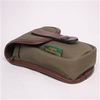 Used Billingham AVEA 3 Sage & Chocolate Leather Bag Pocket