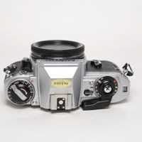 Used Nikon FG 35mm Film SLR + MD-E motor drive.