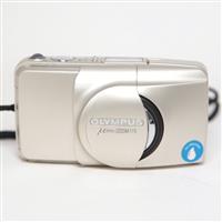 Used Olympus MJU ZOOM 115 film compact camera.
