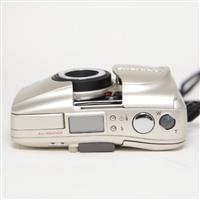 Used Olympus MJU ZOOM 115 film compact camera.