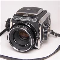 Used Zenza Bronica S2A Film Camera with 75mm f/2.8 Lens