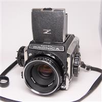 Used Zenza Bronica S2A Film Camera with 75mm f/2.8 Lens