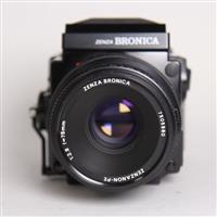 Used Bronica ETRSi with75mm f/2.8 Zenzanon -PE Lens
