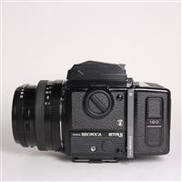 Used Bronica ETRSi with75mm f/2.8 Zenzanon -PE Lens