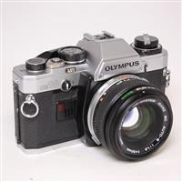 Used Olympus OM10 Film Camera & Olympus 50mm F/1.8 Lens