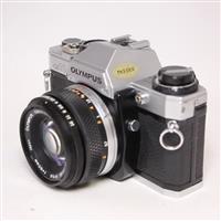 Used Olympus OM10 Film Camera & Olympus 50mm F/1.8 Lens