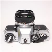 Used Olympus OM10 Film Camera & Olympus 50mm F/1.8 Lens