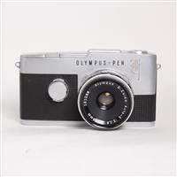 Used Olympus Pen F Half Frame Film Camera