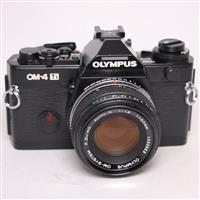 Used Olympus OM-4Ti 35mm Film Camera & 50mm Lens
