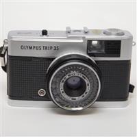 Used Olympus Trip 35 compact 35mm film camera.