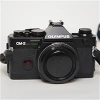 Used Olympus OM-2 Spot/Program SLR 35mm film camera