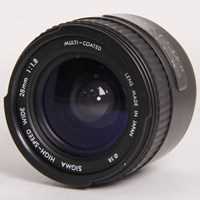 Used Sigma High-Speed Wide 28mm F1.8 Multi-Coated Lens A-Mount
