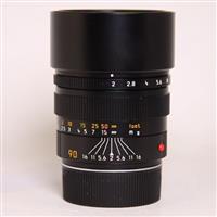 Used Leica Summicron-M 90mm f/2 Lens 11136