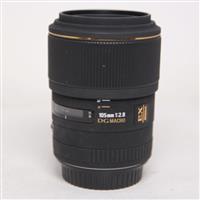 Used Sigma 105mm F/2.8 EX DG Macro Lens Sigma SA