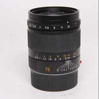 Used Leica Summarit-M 75mm f/2.5 Lens