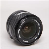 Used Canon 24mm f2.8 FD Film Lens