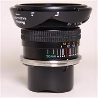 Mamiya N 50mm f4.5 L Lens w/ Finder Hood For 7 7II