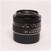 Used Leica Summicron-M 35mm f/2 ASPH I Black (11879) M Mount Lens