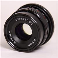 Used 7Artisans 35mm f/2 DJ-Optical Lens for Sony E
