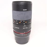 Used Samyang 100mm f/2.8 ED UMC Macro - MFT Mount
