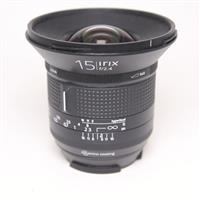 Used Irix 15mm f/2.4 Firefly Lens - Canon EF