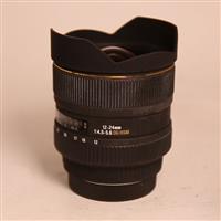 Used Sigma 12-24mm f/4.5-5.6 EX  DG HSM Wide Angle Zoom Lens for Canon