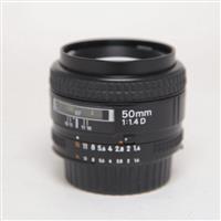 Used Nikon AF Nikkor 50mm f/1.4 D  Standard Prime Lens