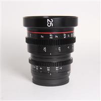 Used Meike 25mm T/2.2 Manual Cine Lens - Micro 4/3rd Mount