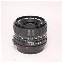 Used Canon FD 28mm f/2.8 Lens