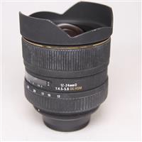 Used Sigma 12-24mm f/4.5-5.6 DG HSM - Nikon F